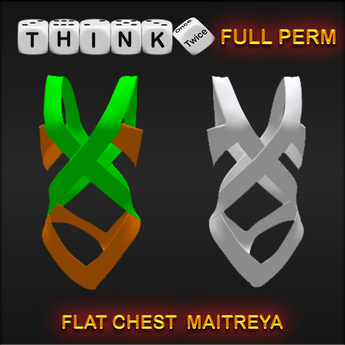 Second Life Marketplace - DEMO-TT-FC07-SWIM SUIT FLAT CHEST